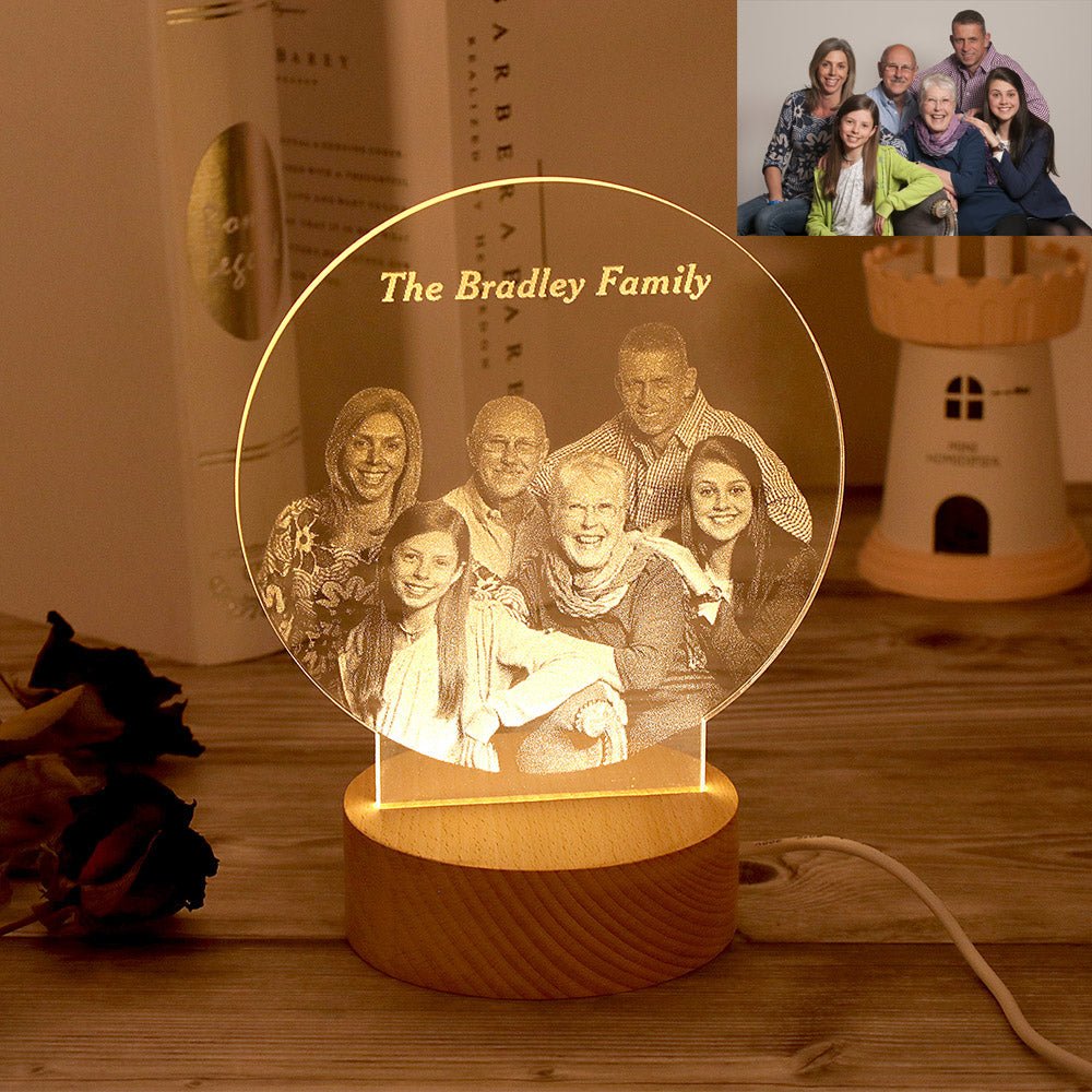 PERSONALIZED 3D PHOTO NIGHT LIGHT