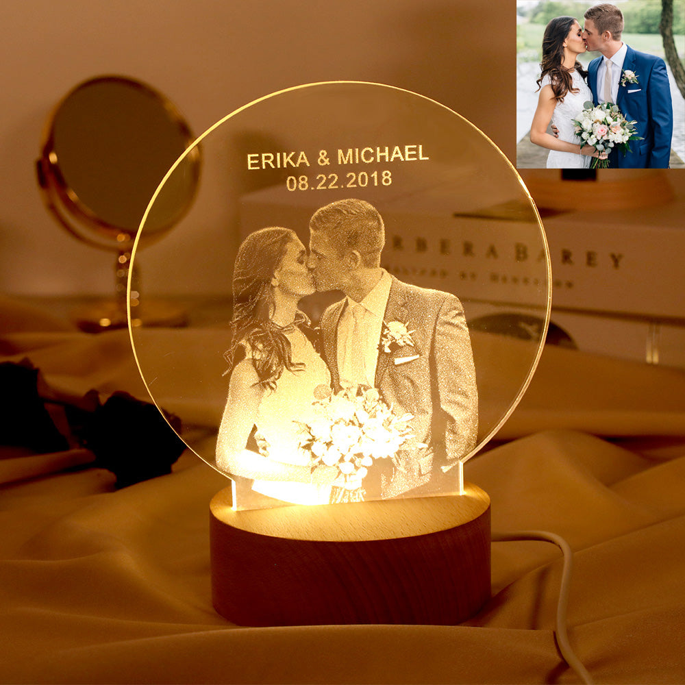 PERSONALIZED 3D PHOTO NIGHT LIGHT
