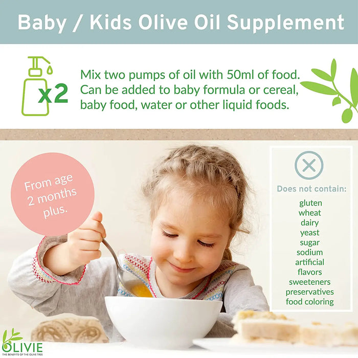 OLIVIE BABY/KIDS 250ML - COLIC RELIEF FOR BABIES AND KIDS - CASE OF 3