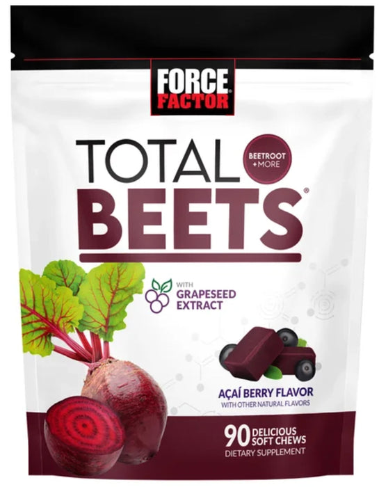 FORCE FACTOR TOTAL BEETS CHEWS, 90 SOFT CHEWS