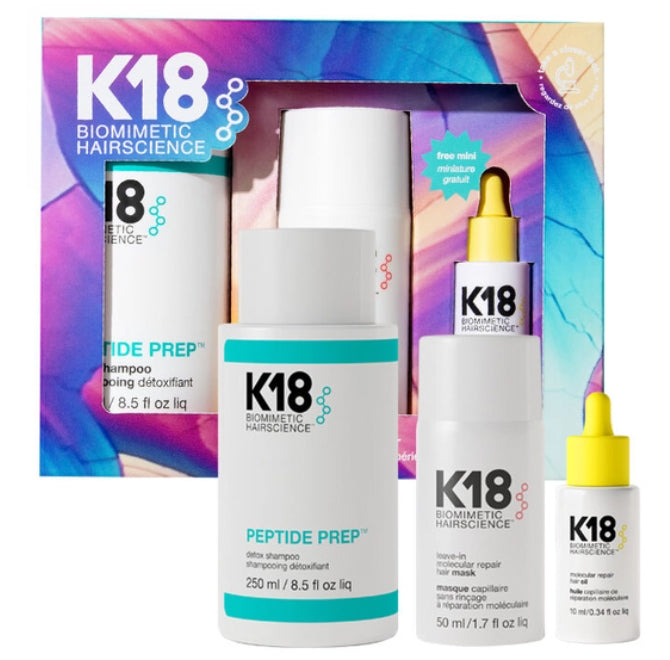 K18 BIOMIMETIC HAIRSCIENCE - NEXT LEVEL HAIR REPAIR KIT