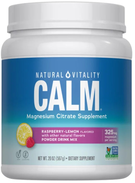 NATURAL VITALITY CALM MAGNESIUM CITRATE POWDER, 20 OUNCES