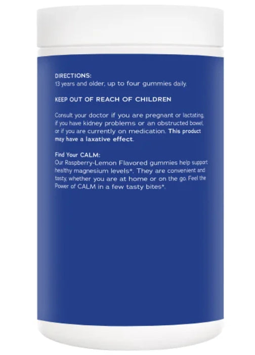 NATURAL VITALITY CALM MAGNESIUM CITRATE, 240 GUMMIES