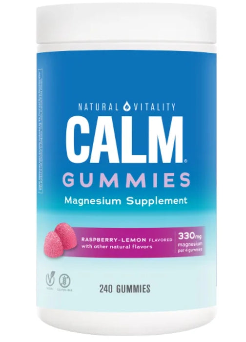 NATURAL VITALITY CALM MAGNESIUM CITRATE, 240 GUMMIES