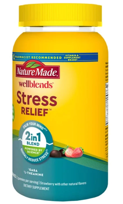 NATURE MADE WELLBLENDS STRESS RELIEF, 84 GUMMIES