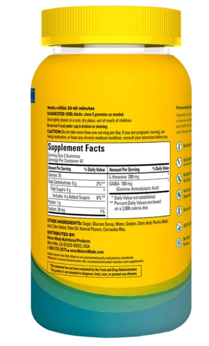 NATURE MADE WELLBLENDS STRESS RELIEF, 84 GUMMIES