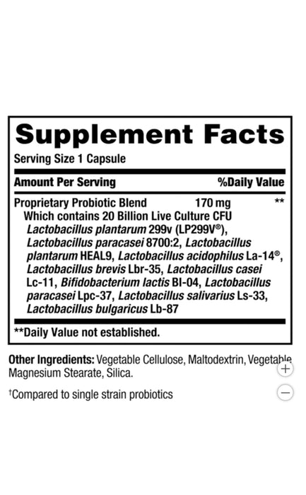 NATURE'S BOUNTY ULTRA STRENGTH PROBIOTIC 10, 70 CAPSULES