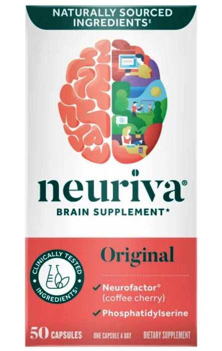 NEURIVA BRAIN SUPPLEMENT ORIGINAL, 50 CAPSULES