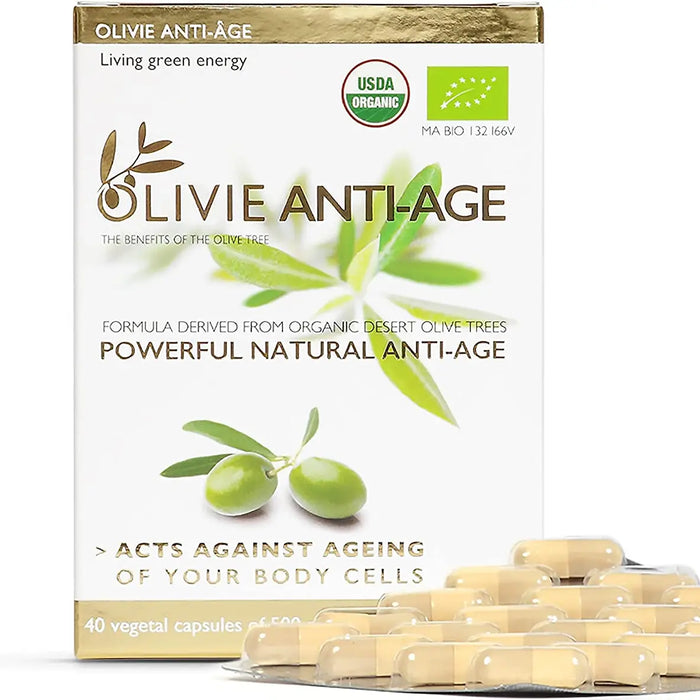 OLIVIE ANTI AGE ORGANIC ANTIOXIDANT POLYPHENOLS | 40 CAPSULES - CASE OF 2