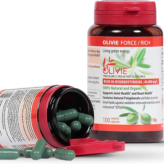 OLIVIE FORCE ORGANIC OLIVE LEAF EXTRACT | RICH IN POLYPHENOL - CASE OF 2