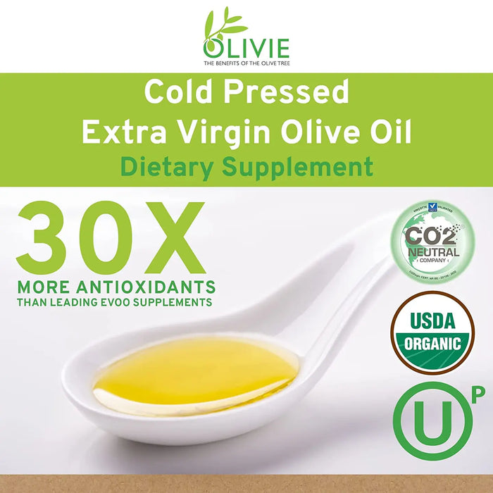 OLIVIE PLUS 30X ORGANIC EVOO 250ML BOTTLE | HIGH POLYPHENOL - CASE OF 3
