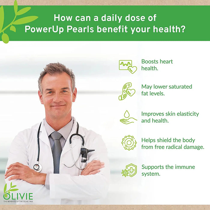 OLIVIE POWERUP PEARLS | ANTIOXIDANT IMMUNE SYSTEM BOOSTER 340G - CASE OF 3 (Copy)
