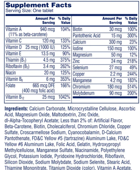 ONE A DAY WOMEN'S 50+ HEALTHY ADVANTAGE MULTIVITAMIN, 300 TABLETS