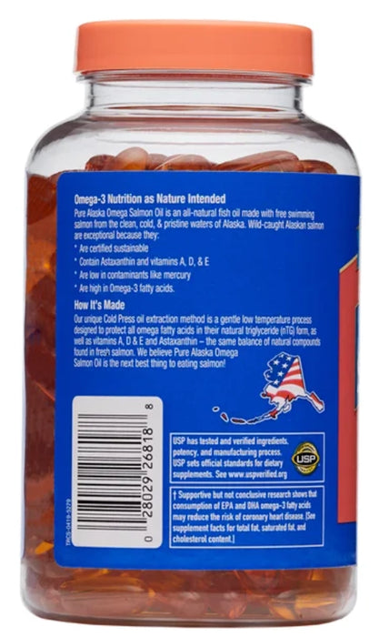 PURE ALASKA OMEGA WILD SALMON OIL 1000 MG, 210 SOFTGELS