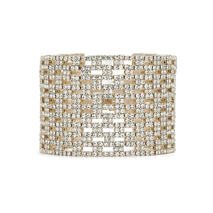 ALISA WIDE BAND MESH BRACELET
