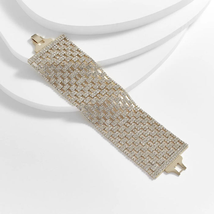 ALISA WIDE BAND MESH BRACELET