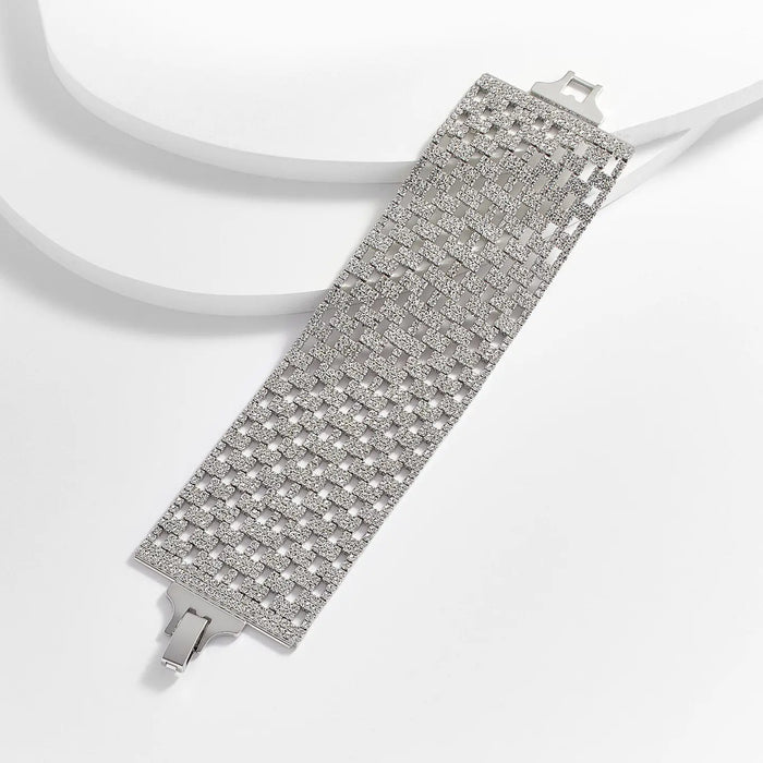 ALISA WIDE BAND MESH BRACELET