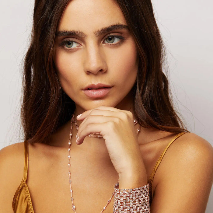 ALISA WIDE BAND MESH BRACELET