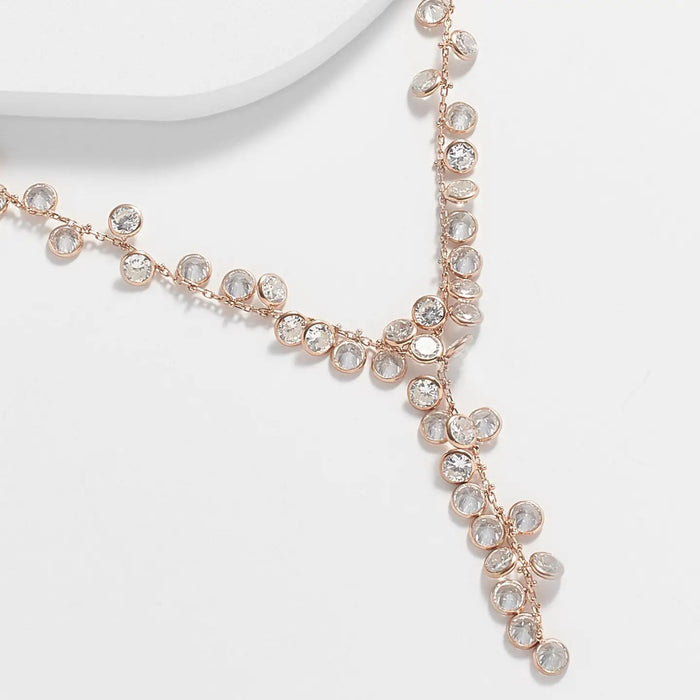AUGUSTA DIAMONETTE DANGLE NECKLACE