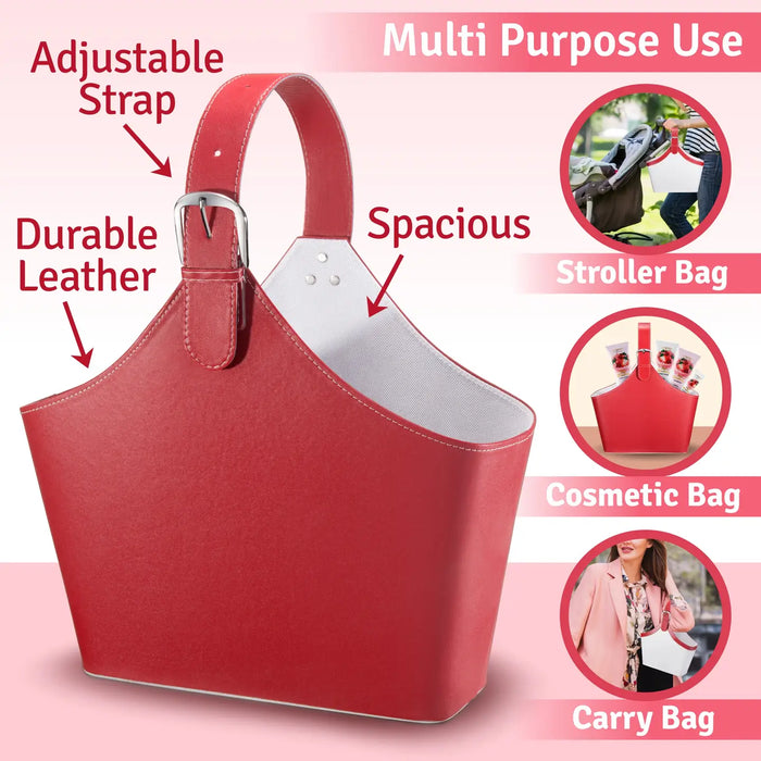 JAPANESE CHERRY BLOSSOM BATH SET, 25PC SPA LEATHER BAG