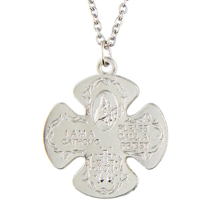 FOUR WAY MEDAL NECKLACE