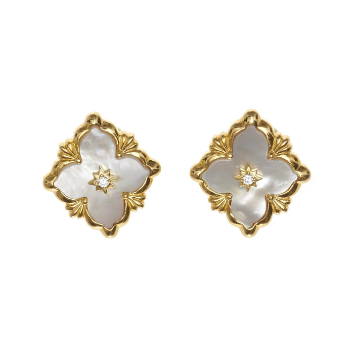 CAROLINA BUTTON EARRING