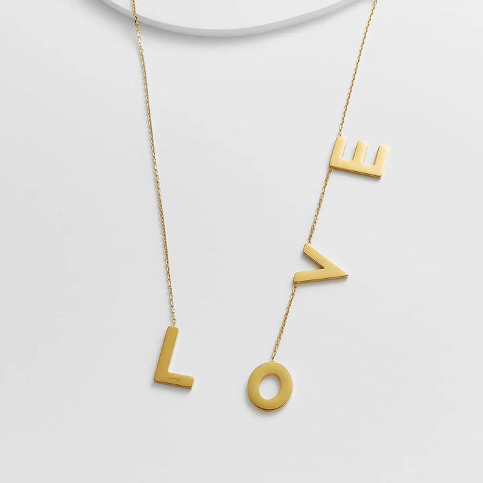 LOVE NECKLACE - YELLOW GOLD