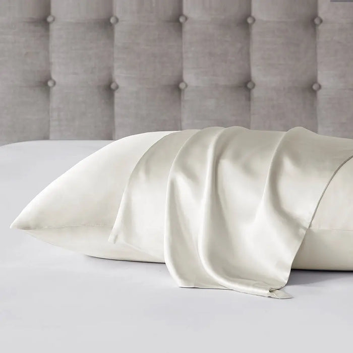 MULBERRY SILK LUXURY SINGLE PILLOWCASE, IVORY