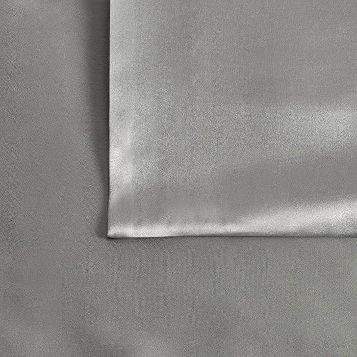 MULBERRY SILK LUXURY SINGLE PILLOWCASE, GREY