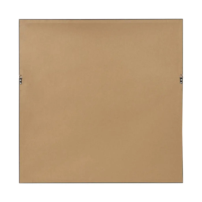 AURIC BEAM ABSTRACT NEUTRAL FRAMED WALL ART WITH GOLD FOIL