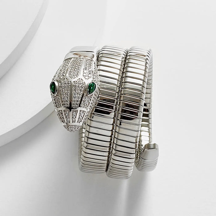 KAYLE SNAKE FLEXIBLE WRAPAROUND BRACELET