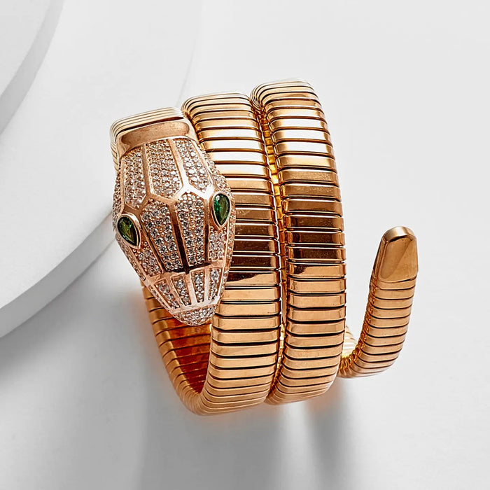 KAYLE SNAKE FLEXIBLE WRAPAROUND BRACELET