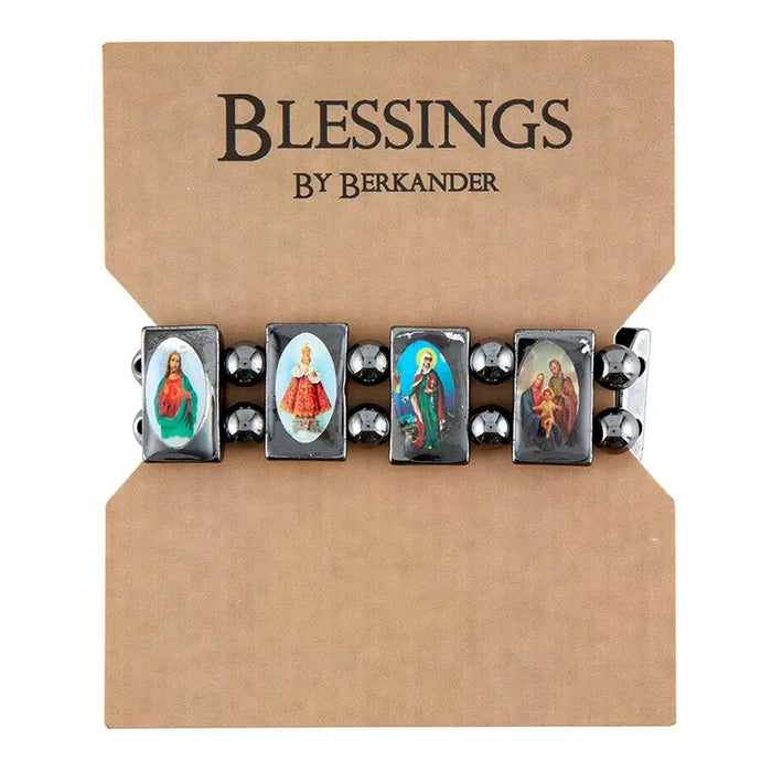 HEMATITE SAINT BRACELET