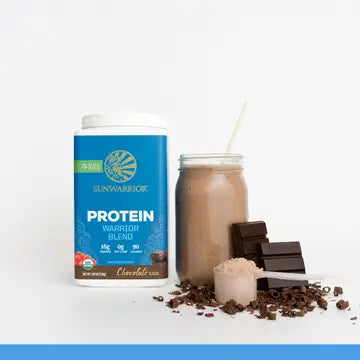 WARRIOR BLEND CHOCOLATE PROTEIN - PEA PROTEIN POWDER 375G - CASE OF 3