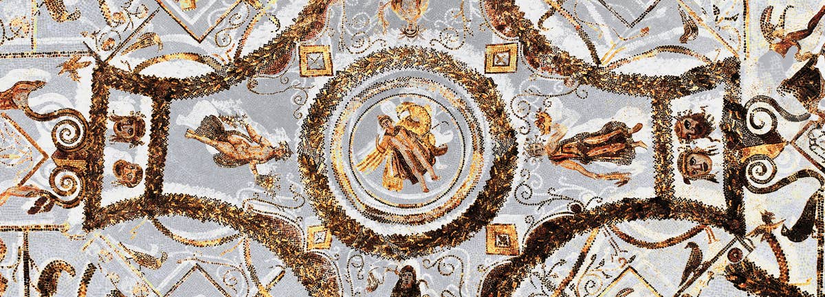 SILK CHIFFON SCARF "GANYMEDE" 180CMX65CM