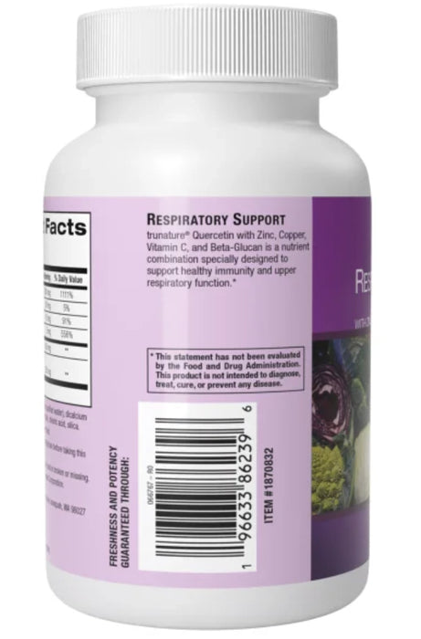 TRUNATURE RESPIRATORY SUPPORT, 90 CAPSULES