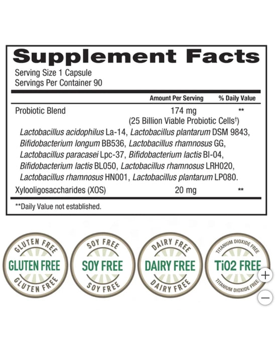 TRUNATURE WOMEN'S DAILY PROBIOTIC, 90 VEGETARIAN CAPSULES