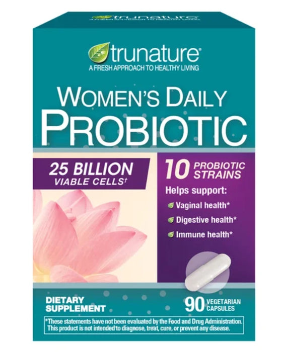 TRUNATURE WOMEN'S DAILY PROBIOTIC, 90 VEGETARIAN CAPSULES
