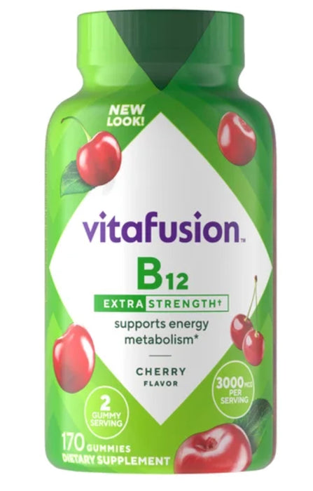 VITAFUSION EXTRA STRENGTH VITAMIN B12 1,000 MCG, 230 GUMMIES