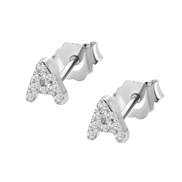 PERSONALIZED INITIAL STUDS ALPHABET EARRINGS