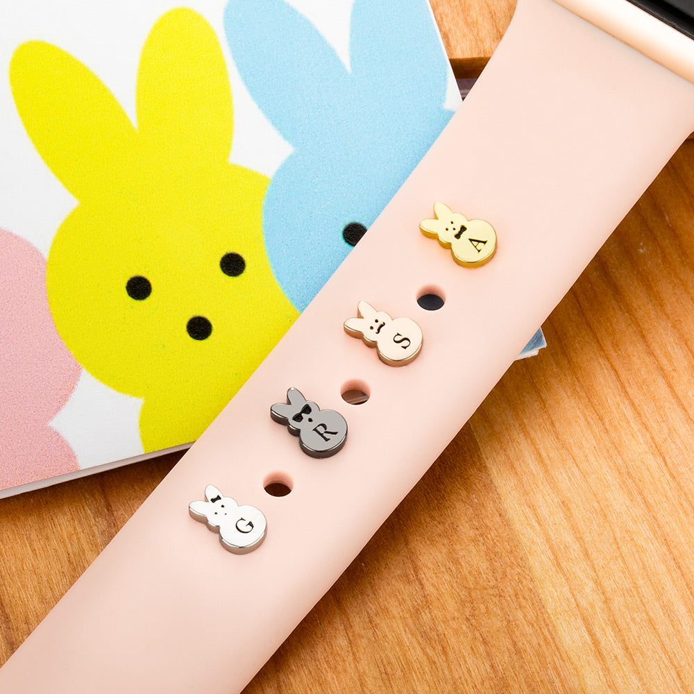 PERSONALIZED EASTER BUNNY WATCH BAND DECORATION FOR APPLE WATCH