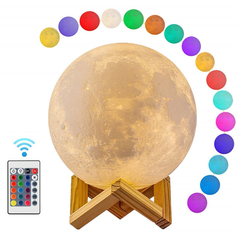 CUSTOMIZED PHOTO 3D PRINTING FLASH MOON LIGHT