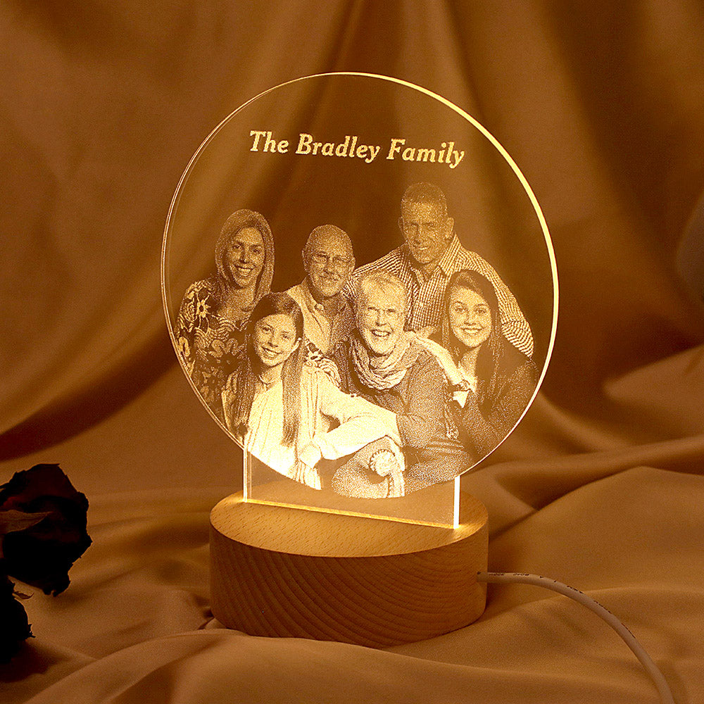 PERSONALIZED 3D PHOTO NIGHT LIGHT