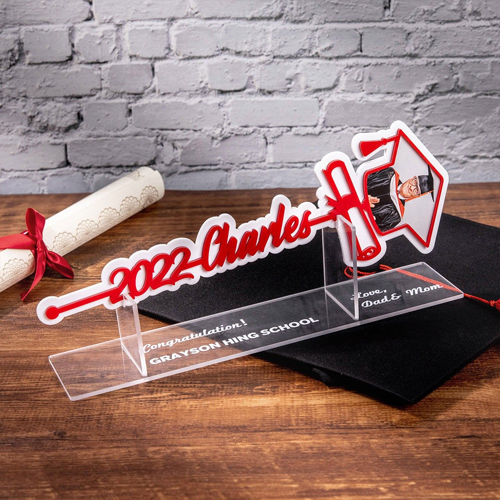 PERSONALIZED GRADUATION PHOTO FLOWER GIFTS FOR GRADUATES