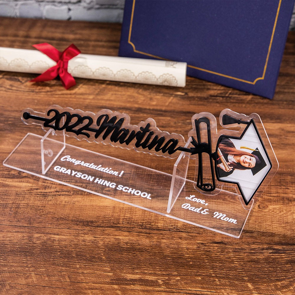 PERSONALIZED GRADUATION PHOTO FLOWER GIFTS FOR GRADUATES