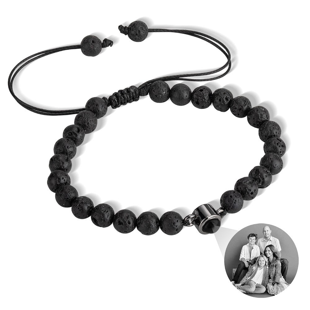 CUSTOM PHOTO PROJECTION TIGER EYE BRACELET
