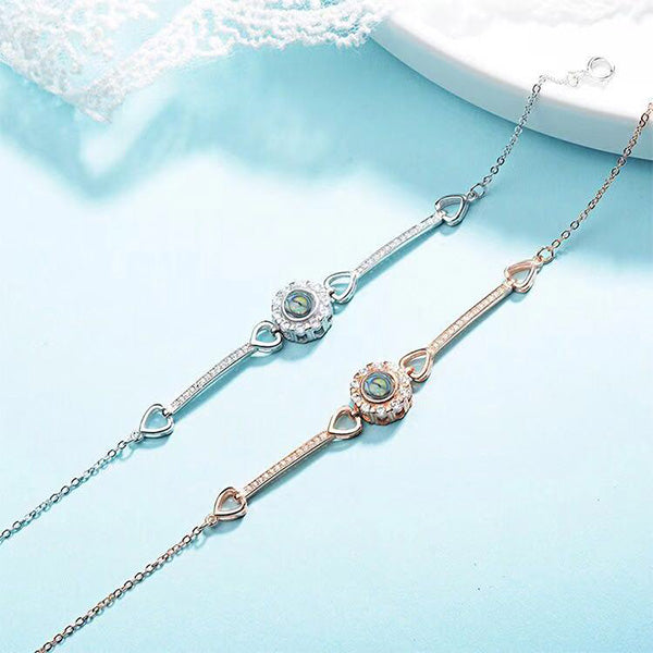 LOVE MEMORY PHOTO & 100 LANGUAGES PROJECTION BRACELET