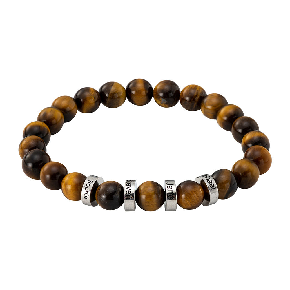 CUSTOM BEADED BRACELET WITH NAMES