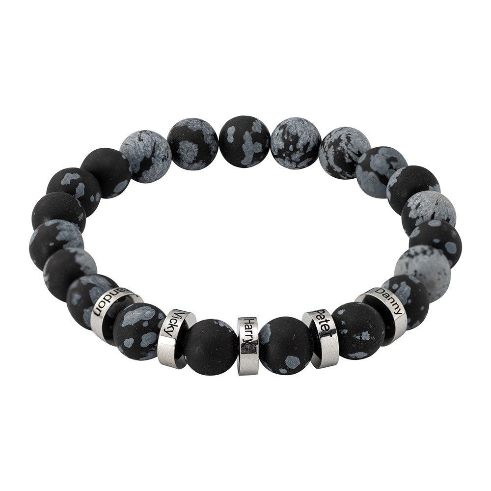 CUSTOM BEADED BRACELET WITH NAMES