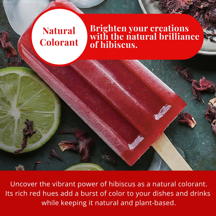 75 PURE HIBISCUS TEA BAGS, TE DE HIBISCO, CAFFEINE FREE 5 OZ - CASE OF 8